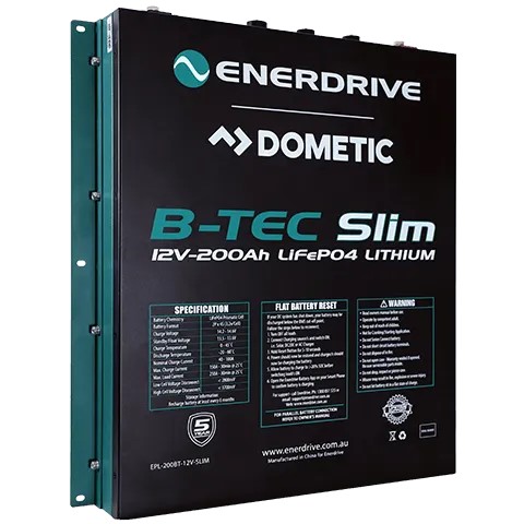 B-TEC 200amp-12v LiFePO4 Slim Battery